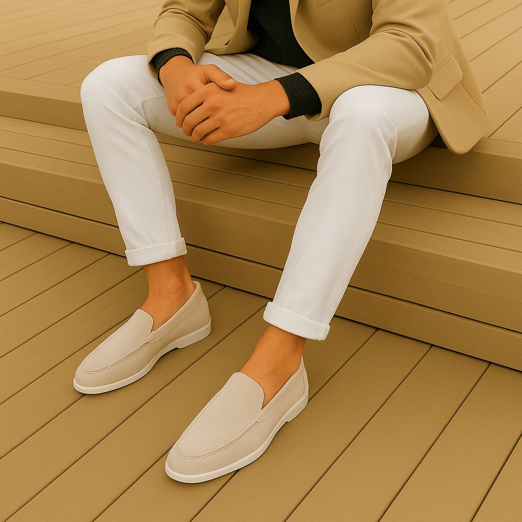 Schicke Wildleder-Loafer